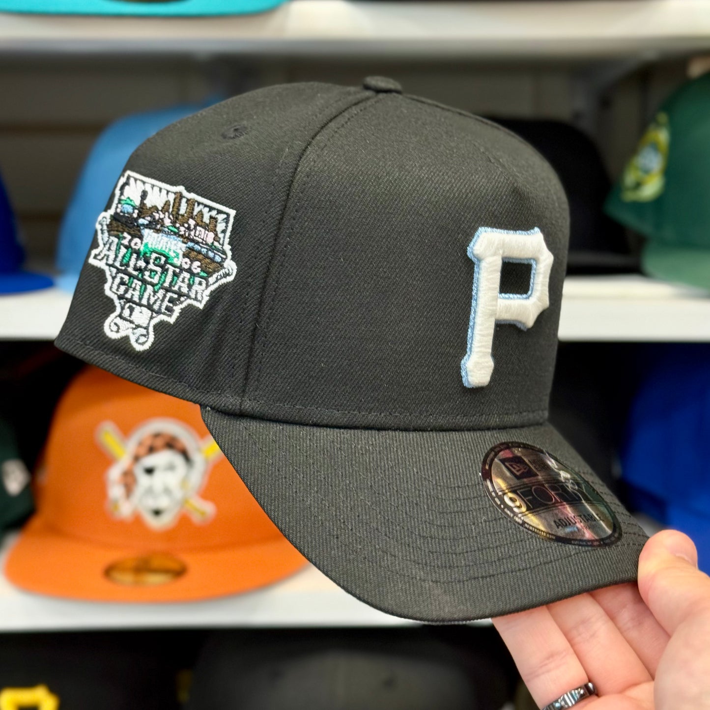 New Era Pittsburgh Pirates 'All Star Game' A-Frame 9FORTY Snapback Black