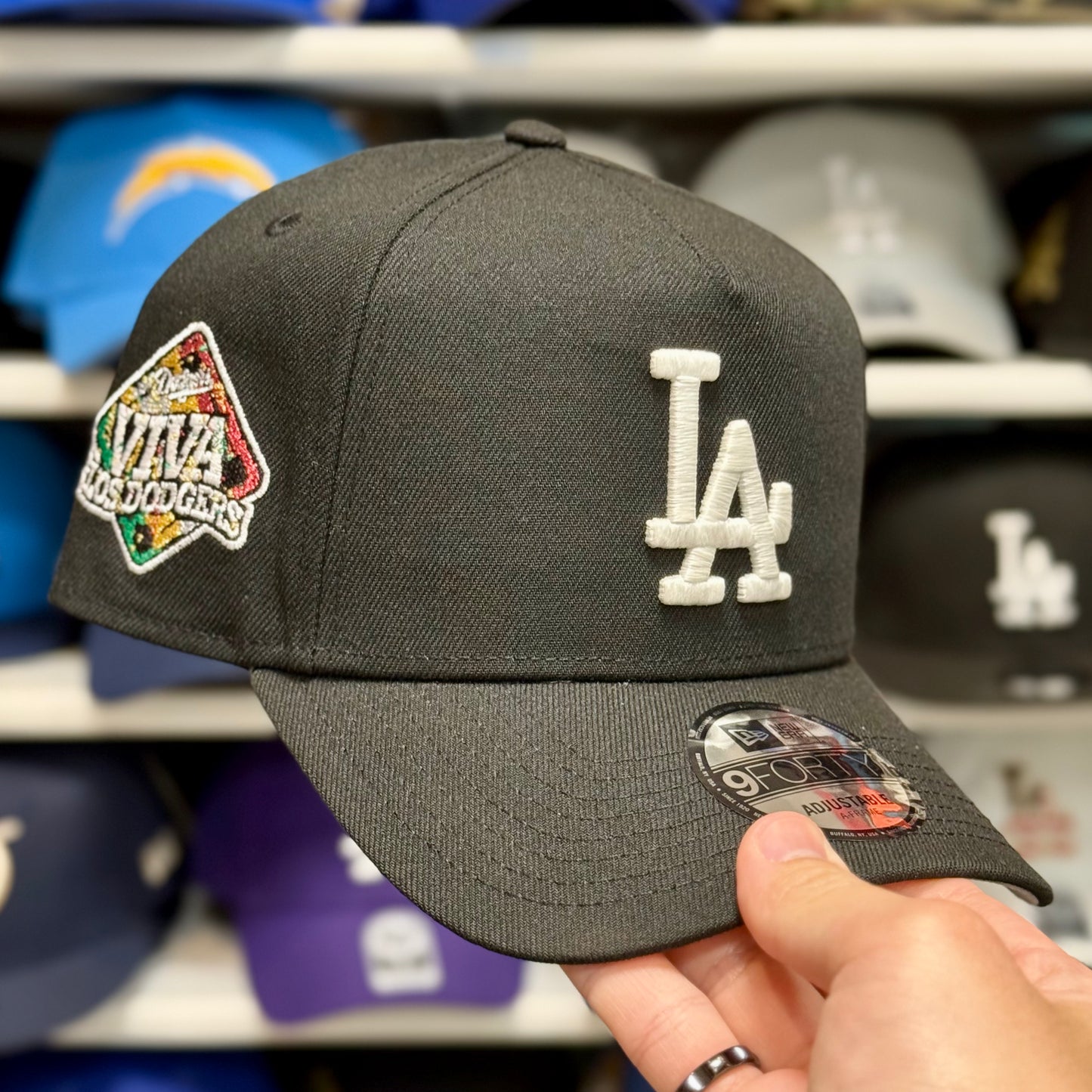 New Era LA Dodgers 'Viva Los Dodgers' A-Frame 9FORTY Snapback Black