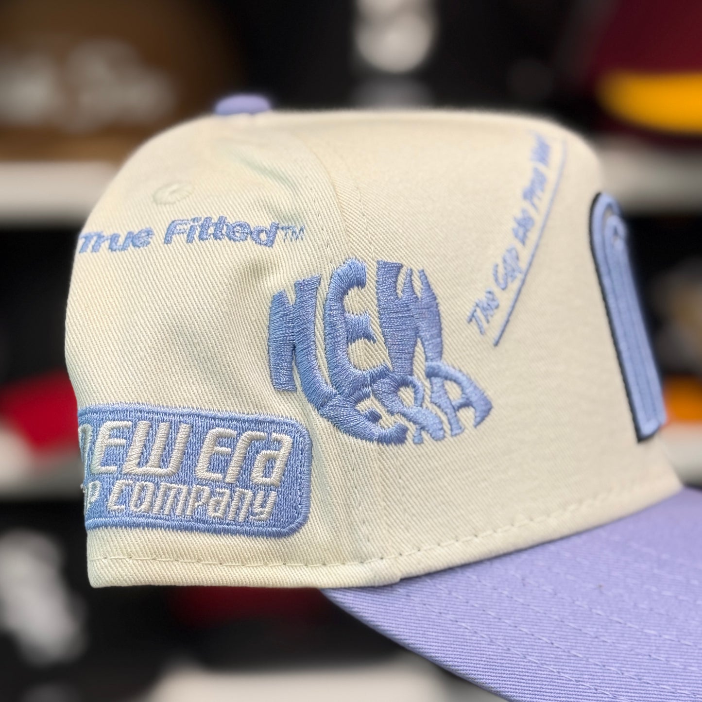 New Era Mexico WBC 'NE Anniversary' A-Frame 9FIFTY Snapback Creme/Lavender