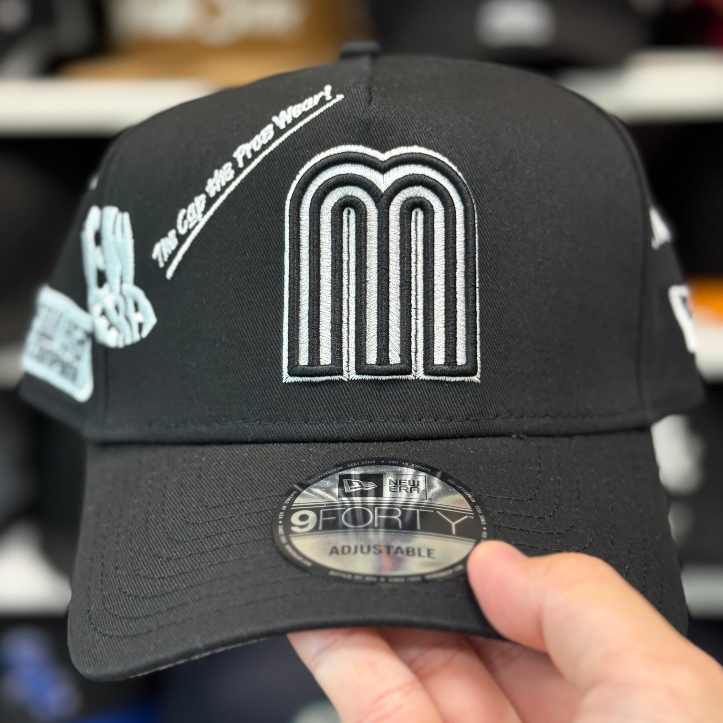 New Era Mexico WBC 'NE Anniversary' A-Frame 9FIFTY Snapback Black/White