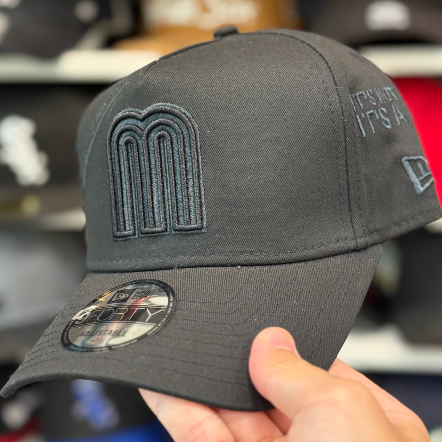 New Era Mexico WBC 'NE Anniversary' A-Frame 9FIFTY Snapback Black/Black