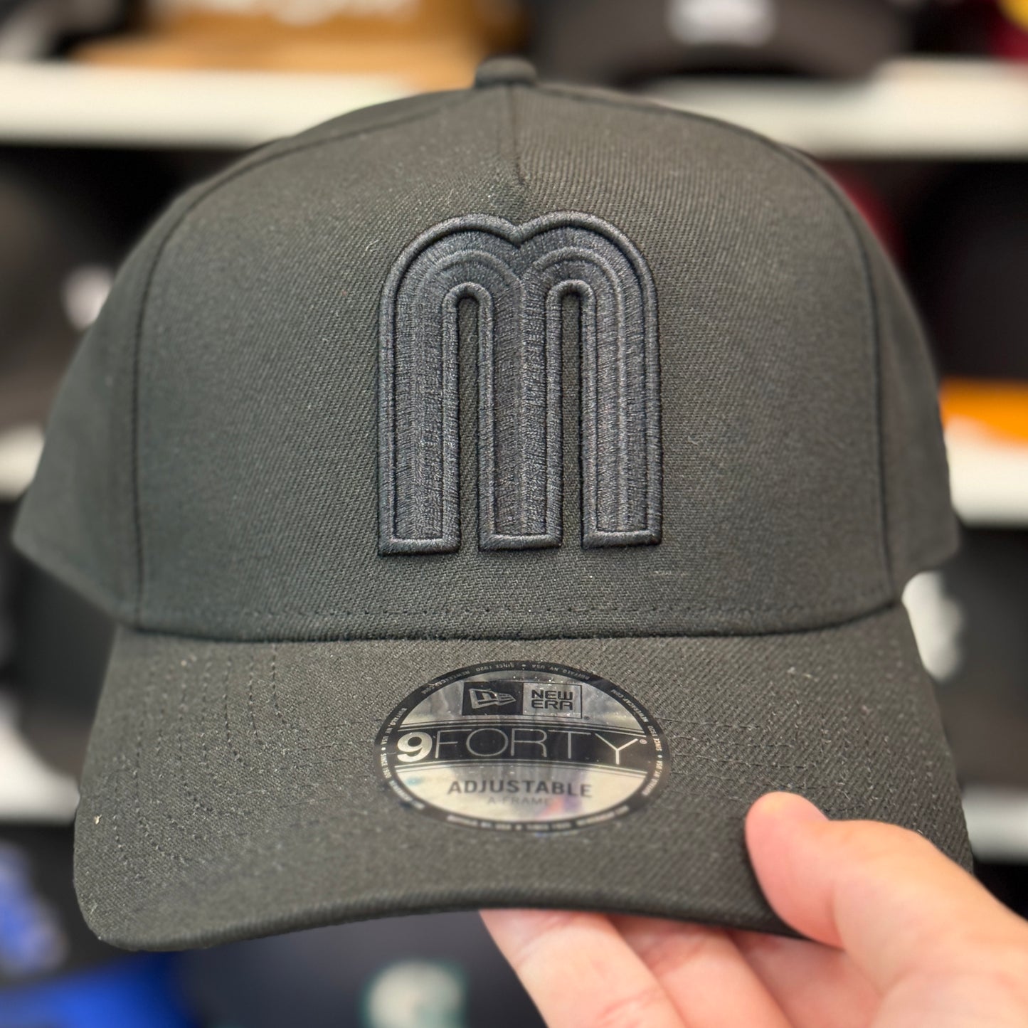 New Era Mexico WBC A-Frame 9FIFTY Snapback Black