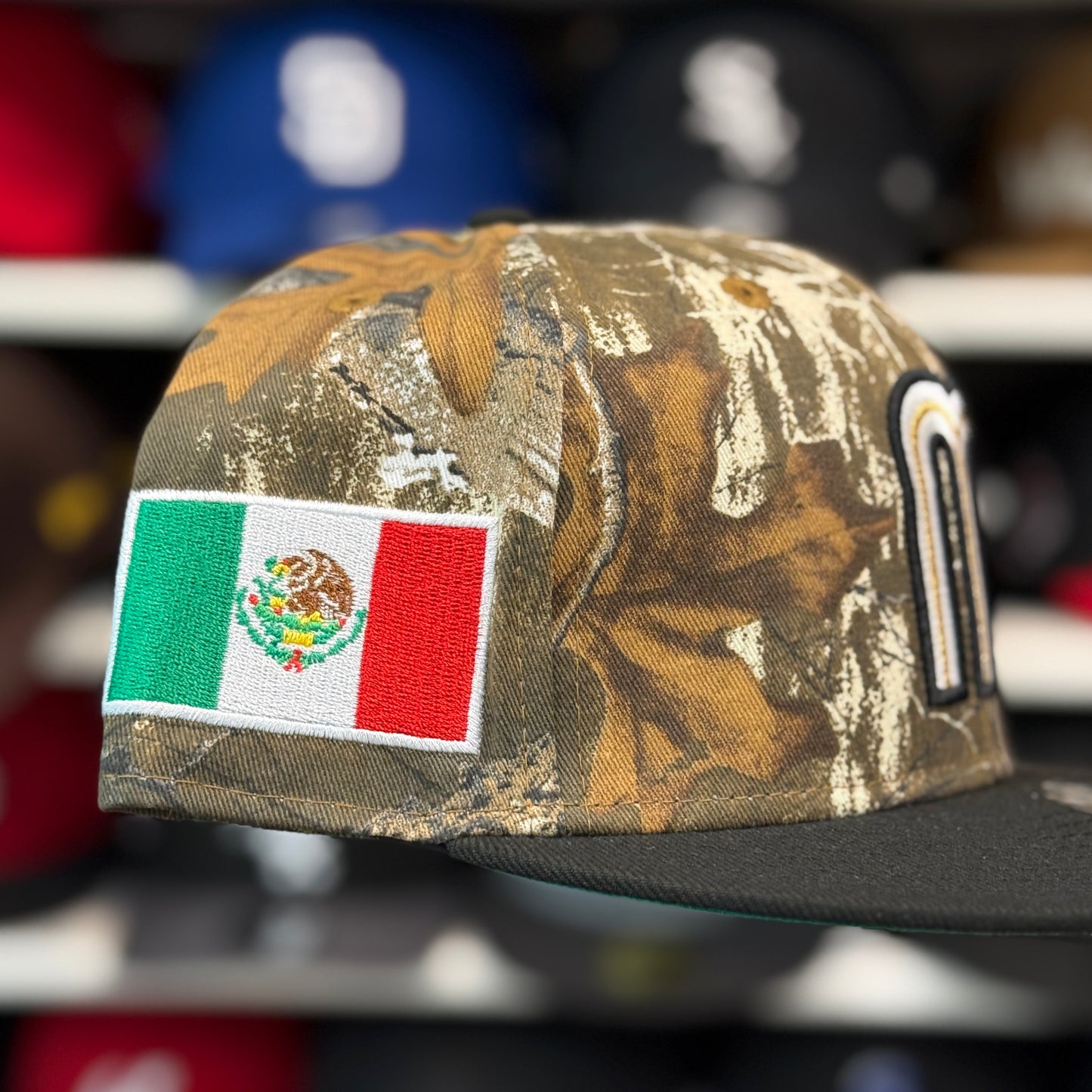 New Era Mexico WBC 'Real Tree Camo' 9FIFTY Snapback Camouflage/Black