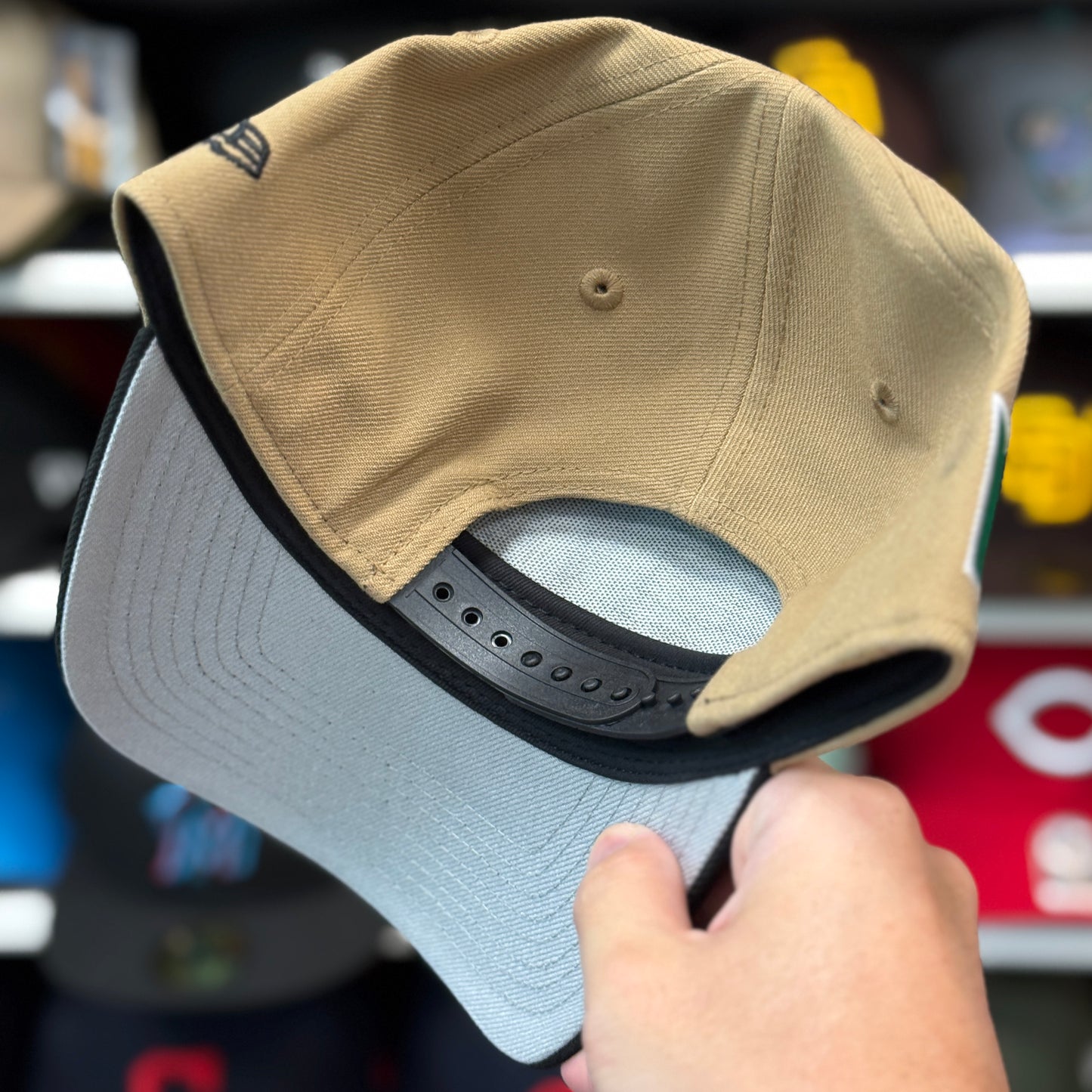 New Era Mexico WBC World Baseball Classic A-Frame 9FORTY Snapback Tan/Black