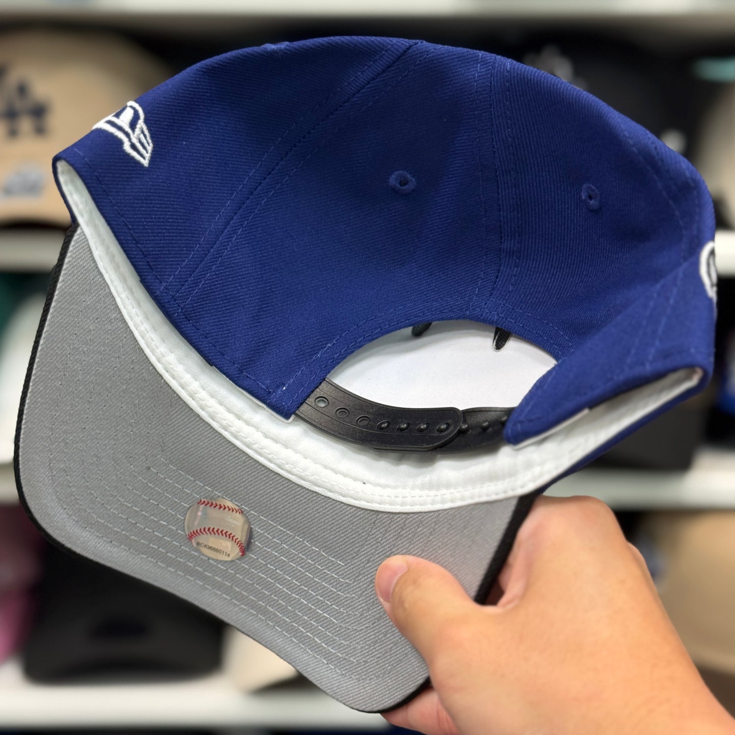 New Era Los Angeles Dodgers '50th Anniversary' A-Frame 9FORTY Snapback Blue/Black