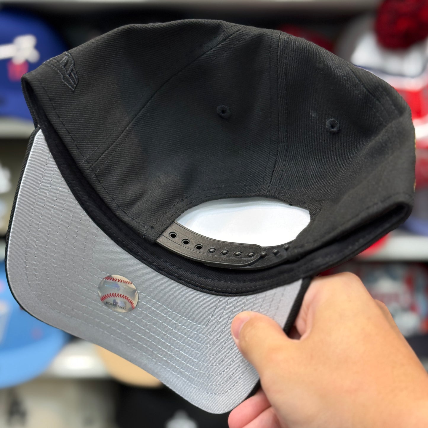 New Era Los Angeles Angels '50th Anniversary' A-Frame 9FORTY Snapback Black/Gold