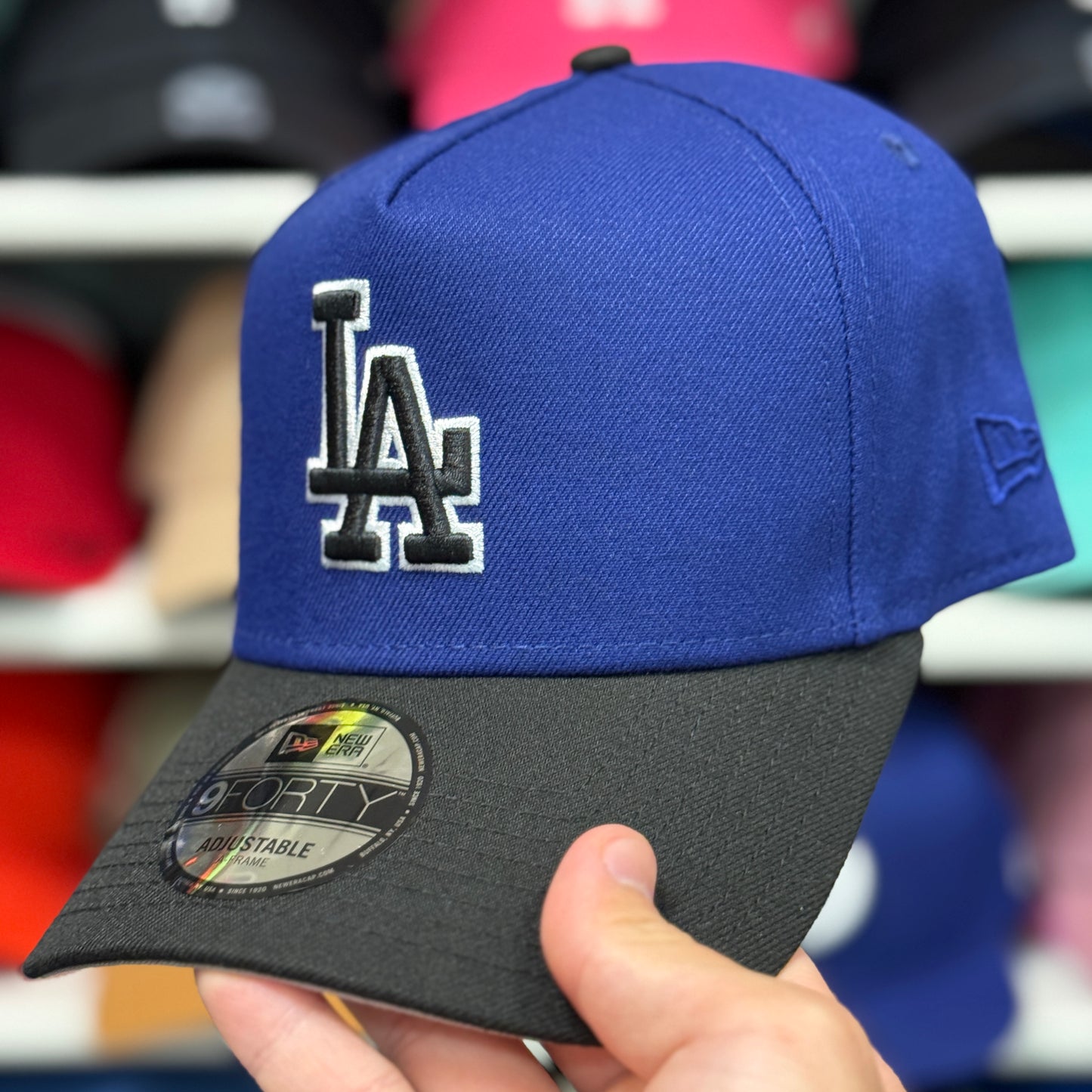 New Era Los Angeles Dodgers A-Frame Blue/Black 9FORTY Snapback