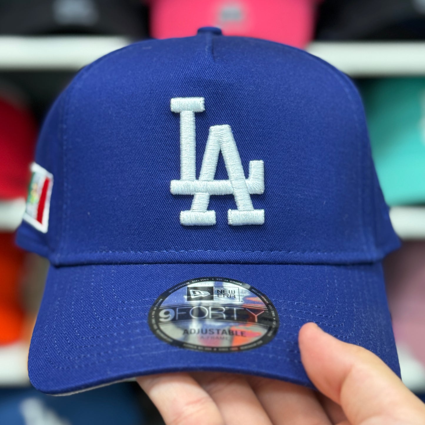 New Era Los Angeles Dodgers 'Mexico Pride' A-Frame Blue 9FORTY Snapback