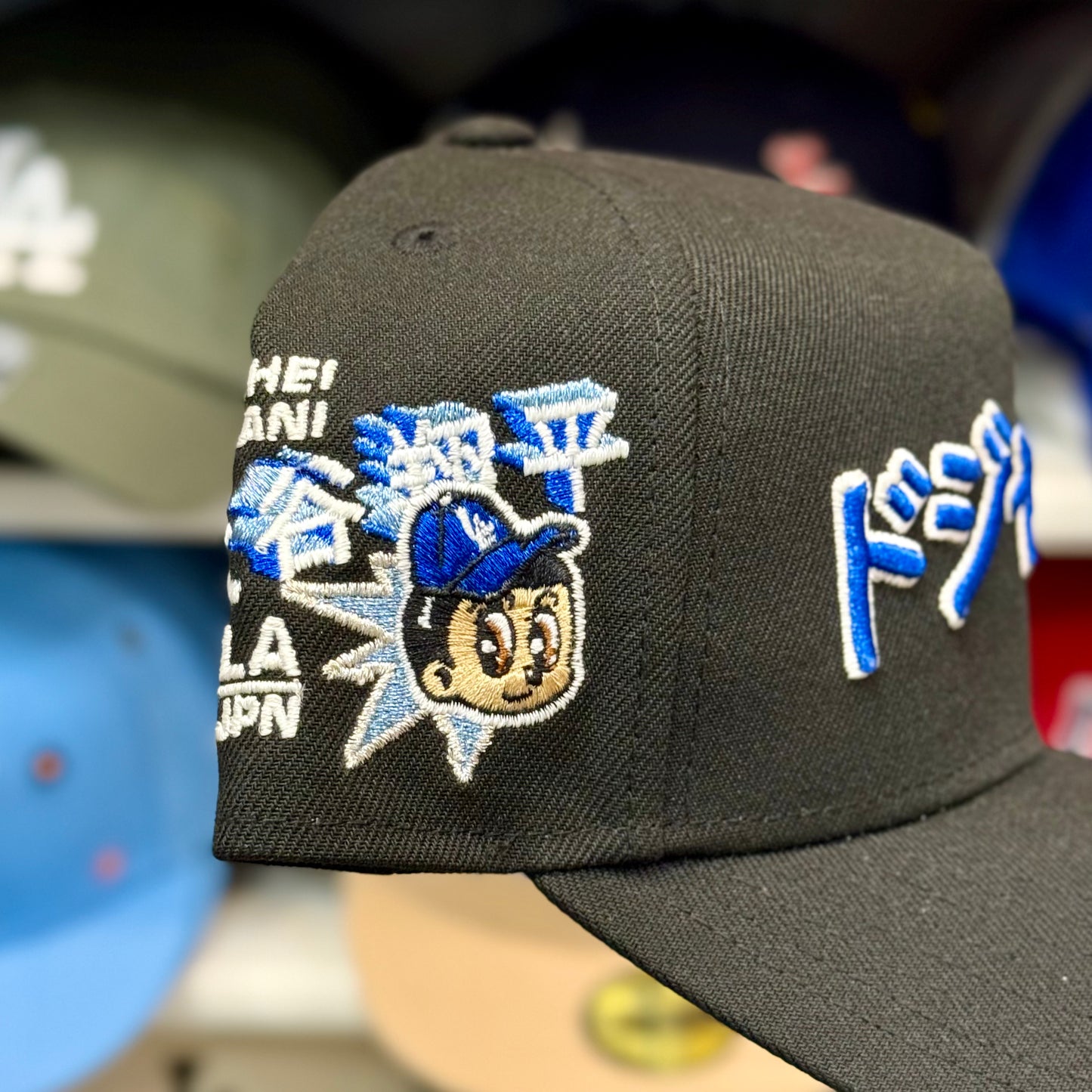 New Era Los Angeles Dodgers 'Japanese Kanji Shohei Ohtani' A-Frame Black 9FORTY Snapback