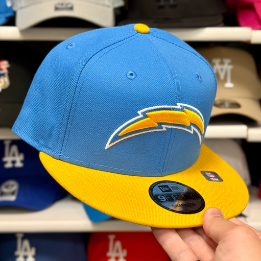 New Era Los Angeles Chargers Blue/Yellow 9FIFTY Snapback