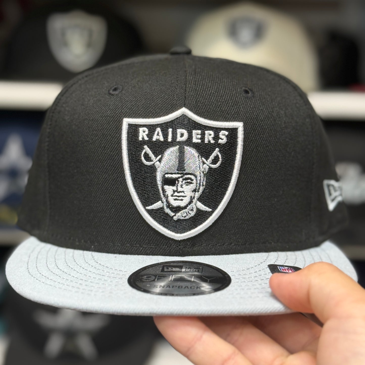 New Era Las Vegas Raiders Black/Silver 9FIFTY Snapback