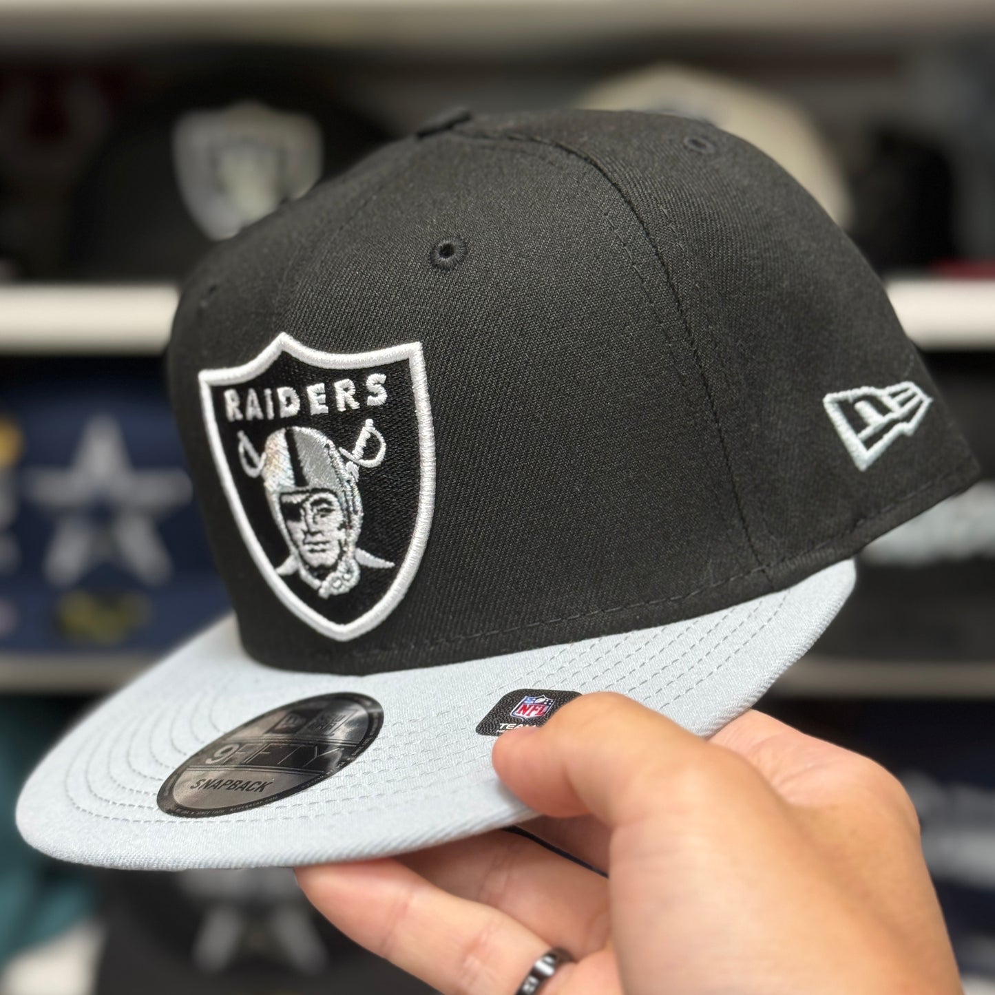 New Era Las Vegas Raiders Black/Silver 9FIFTY Snapback