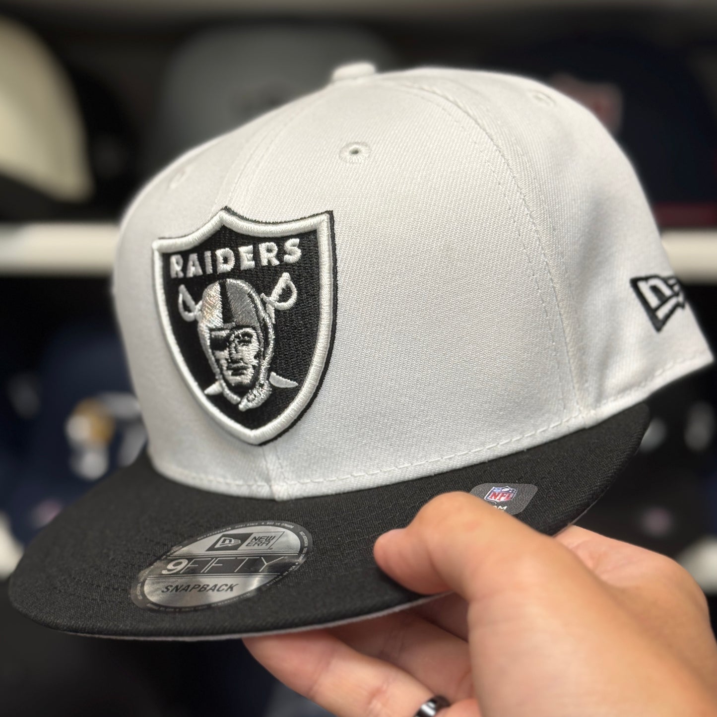 New Era Las Vegas Raiders White/Black 9FIFTY Snapback