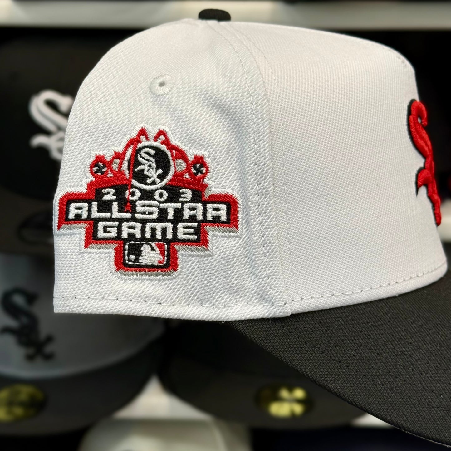New Era 9FORTY A-Frame Chicago White Sox All Star Game Patch Snapback | White/Black