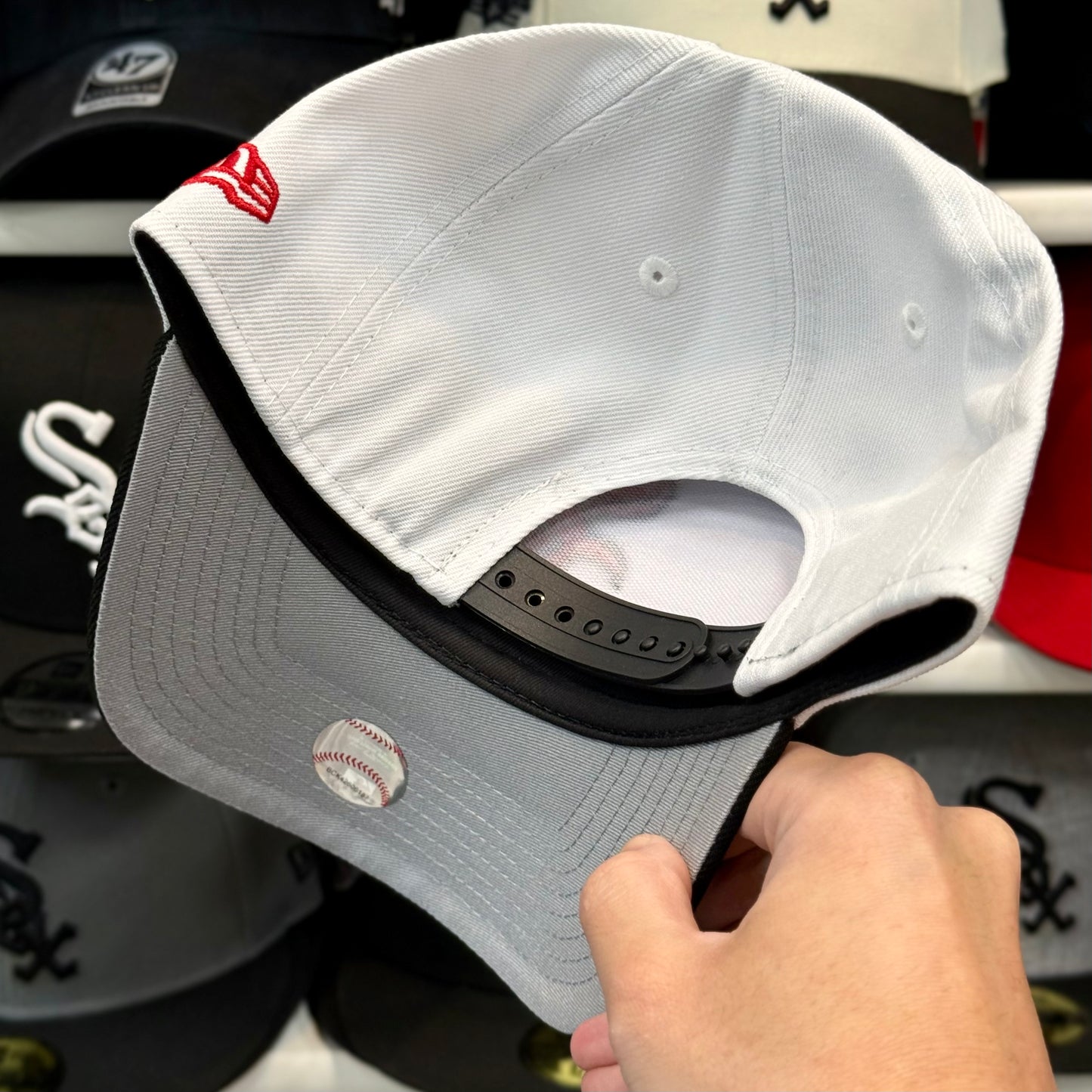 New Era 9FORTY A-Frame Chicago White Sox All Star Game Patch Snapback | White/Black