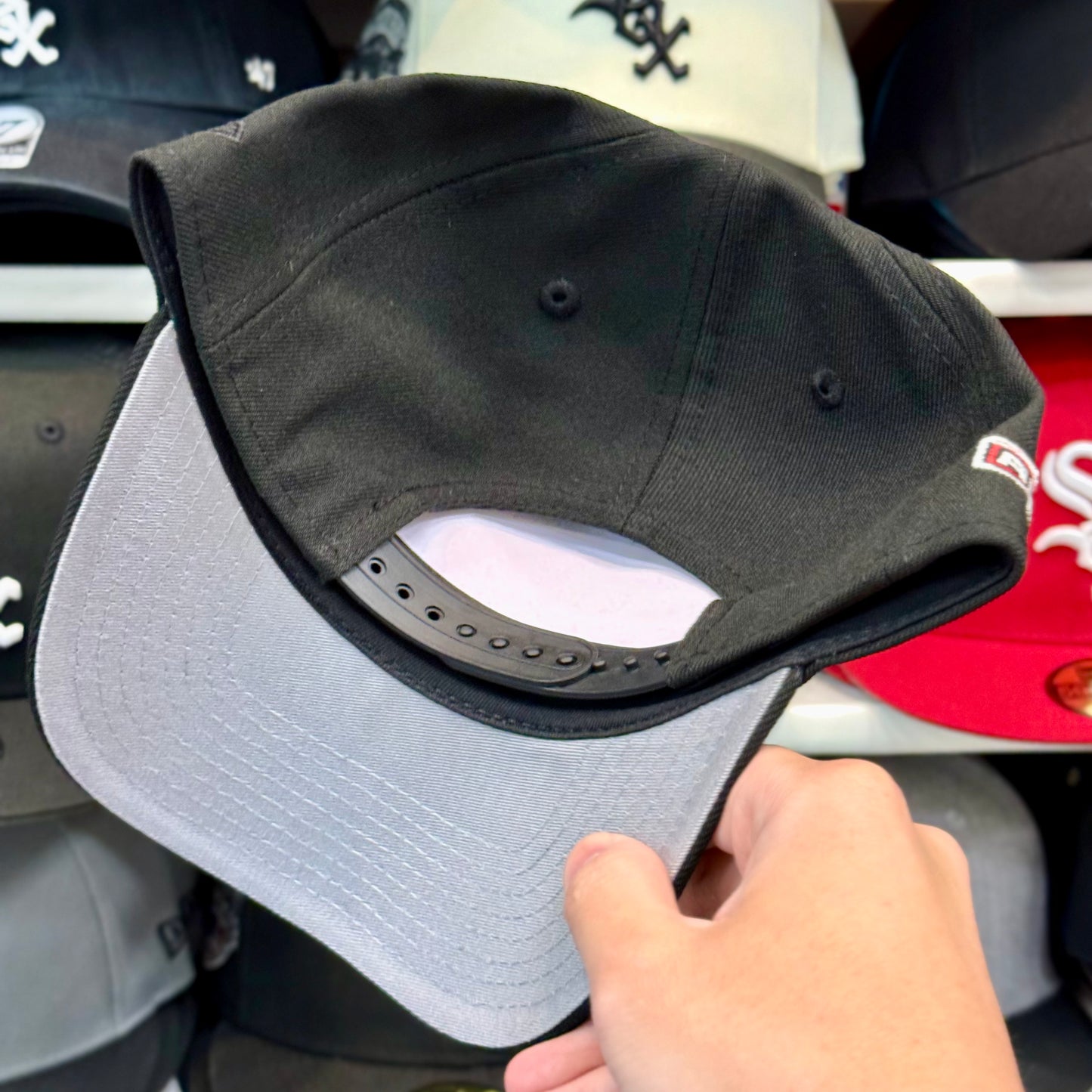 New Era Chicago White Sox All Star Game Patch A-Frame 9FORTY Snapback Black