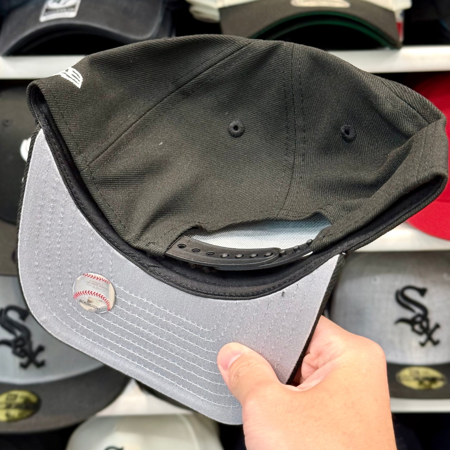 New Era 9FIFTY A-Frame Chicago White Sox World Series Patch Snapback | Black