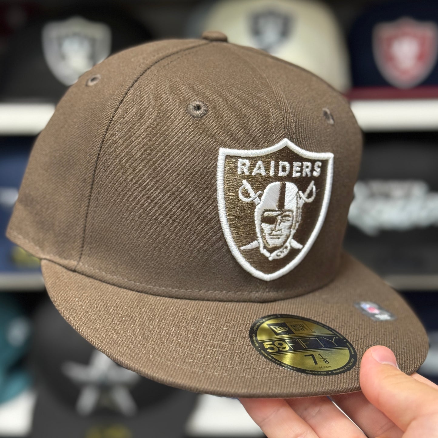 New Era Las Vegas Raiders Brown 59FIFTY Fitted Hat