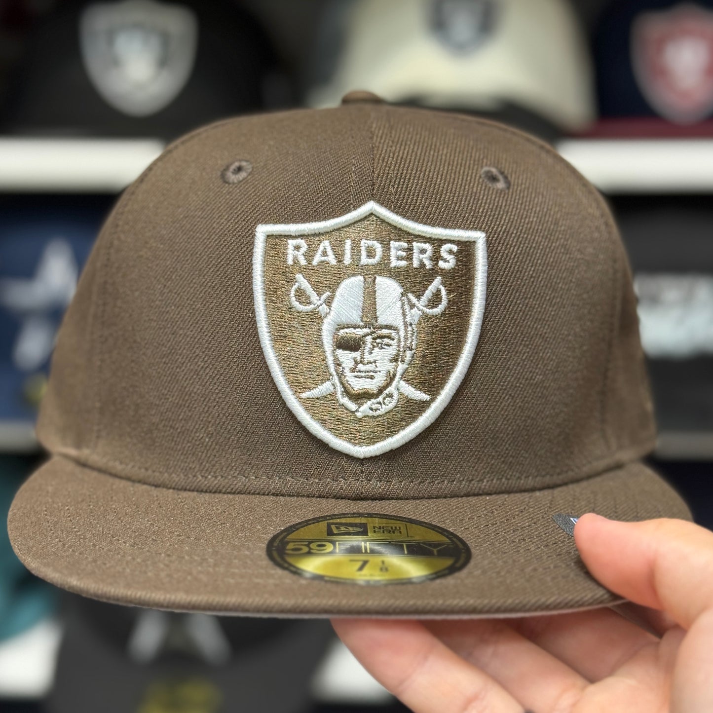 New Era Las Vegas Raiders Brown 59FIFTY Fitted Hat