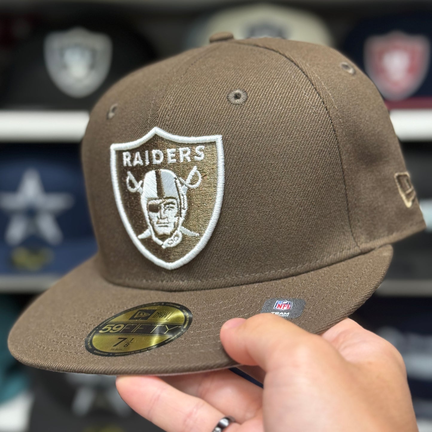 New Era Las Vegas Raiders Brown 59FIFTY Fitted Hat