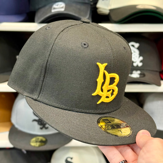 New Era Long Beach Athletics Black 59FIFTY Fitted Hat