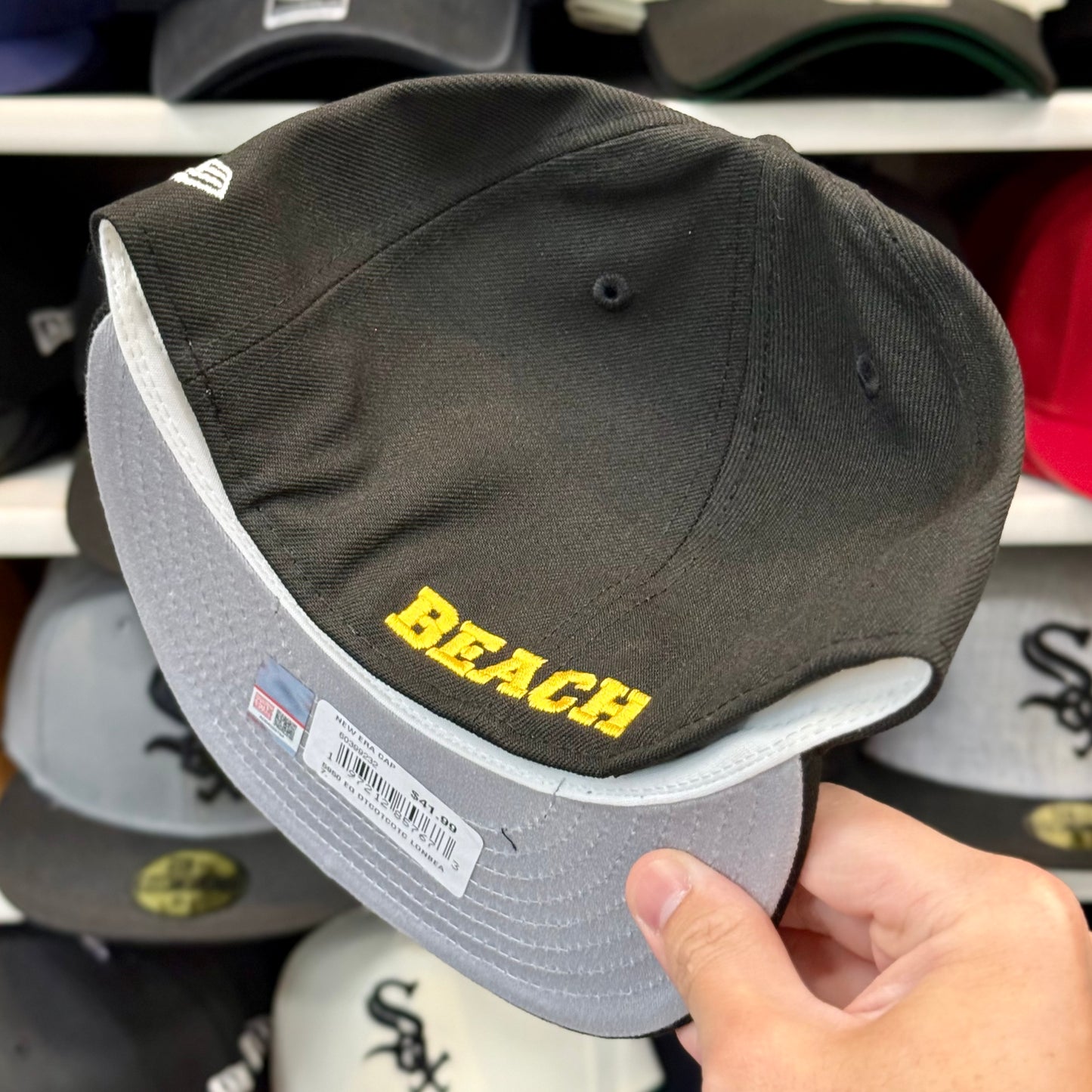 New Era 59FIFTY Long Beach Athletics Fitted Hat | Black/Gold