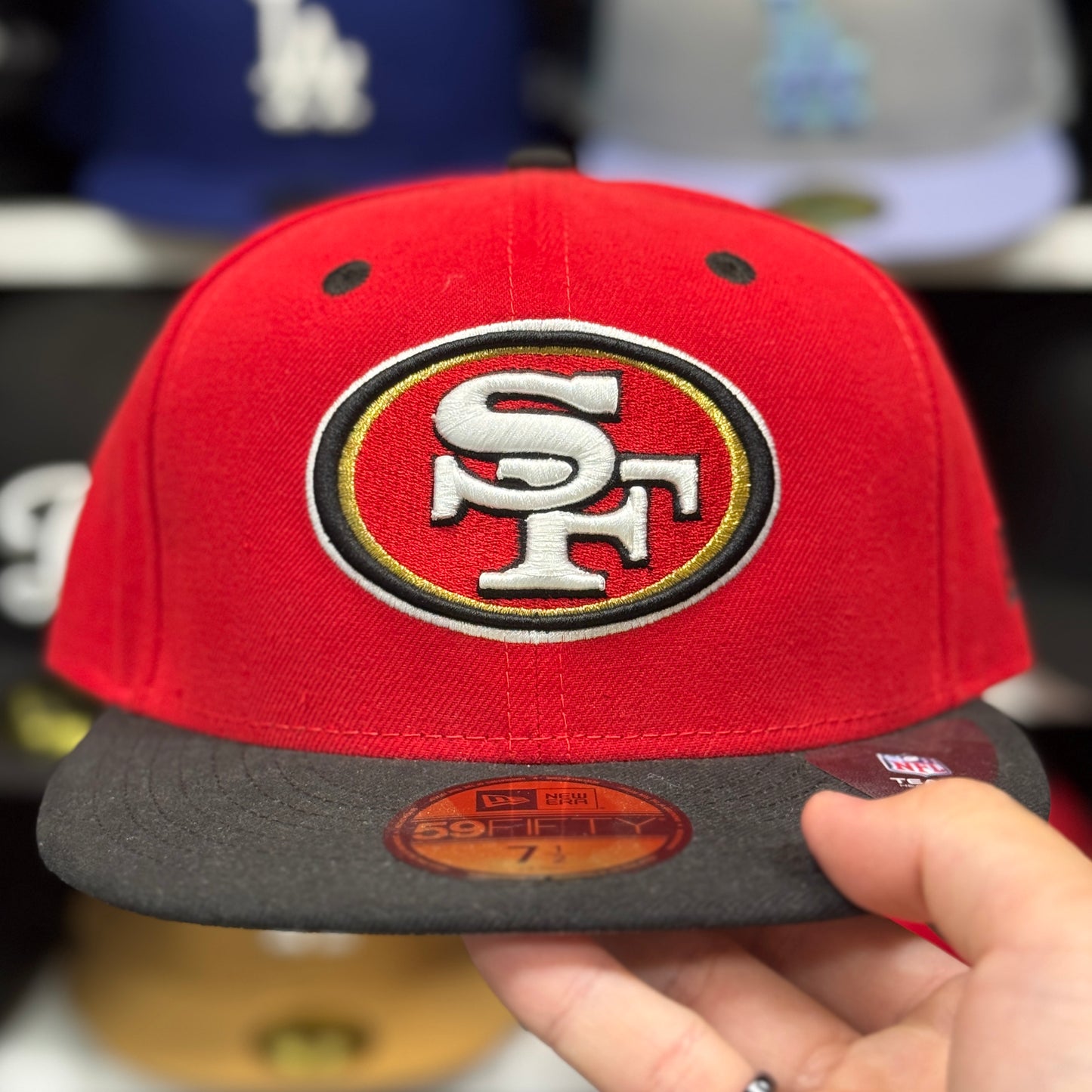 New Era San Francisco 49ers Red/Black 59FIFTY Fitted Hat