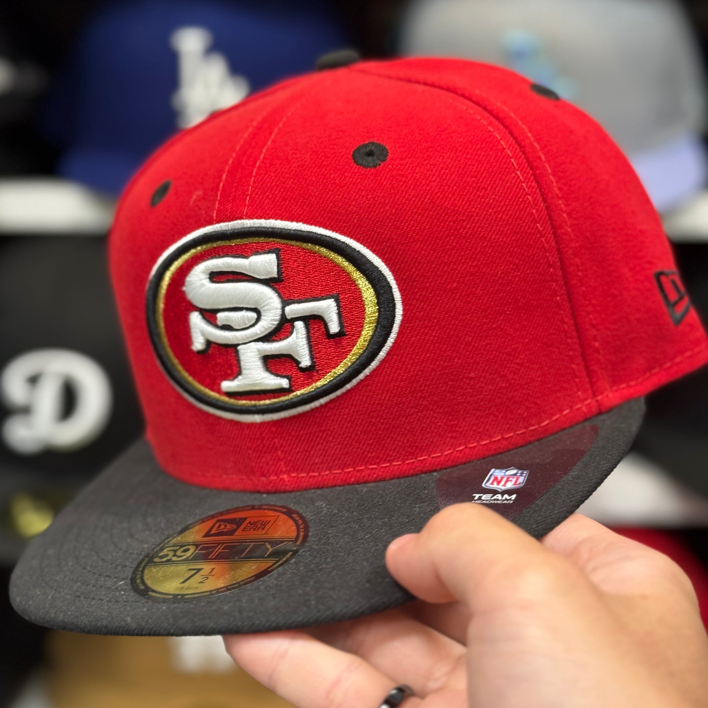 New Era San Francisco 49ers Red/Black 59FIFTY Fitted Hat