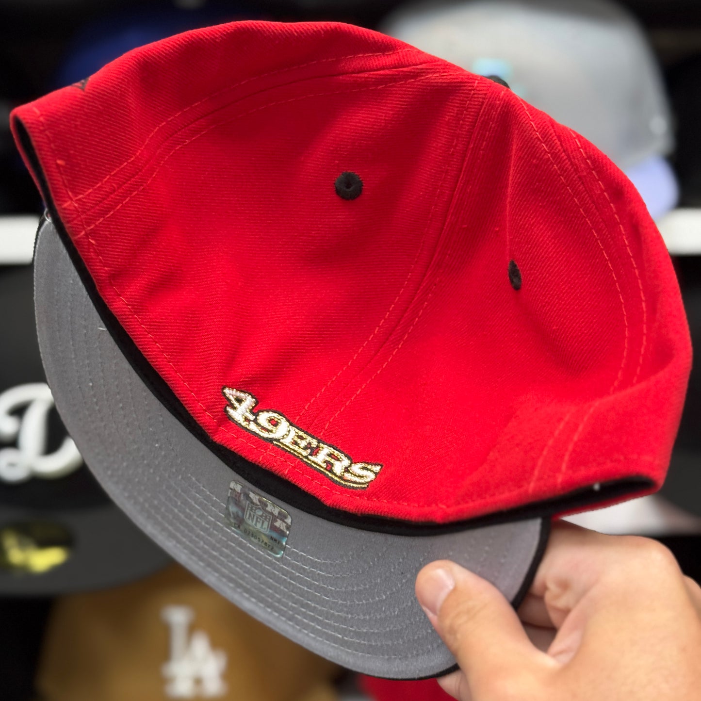 New Era San Francisco 49ers Red/Black 59FIFTY Fitted Hat