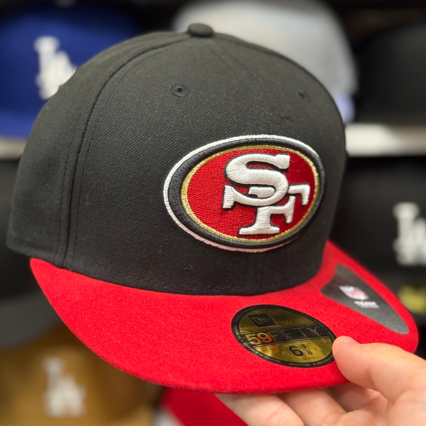 New Era San Francisco 49ers Black/Red 59FIFTY Fitted Hat