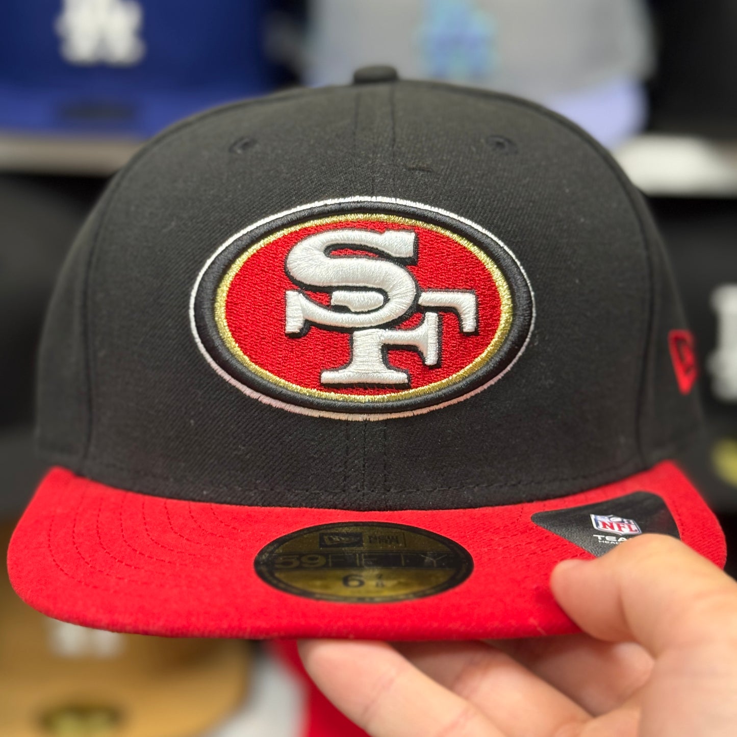 New Era San Francisco 49ers Black/Red 59FIFTY Fitted Hat