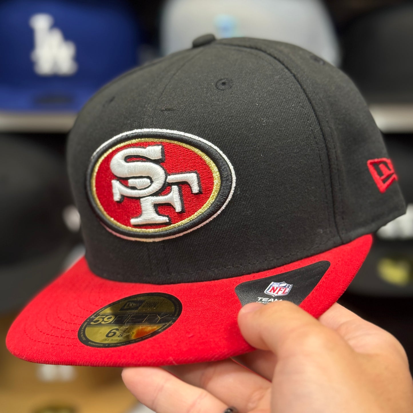 New Era San Francisco 49ers Black/Red 59FIFTY Fitted Hat