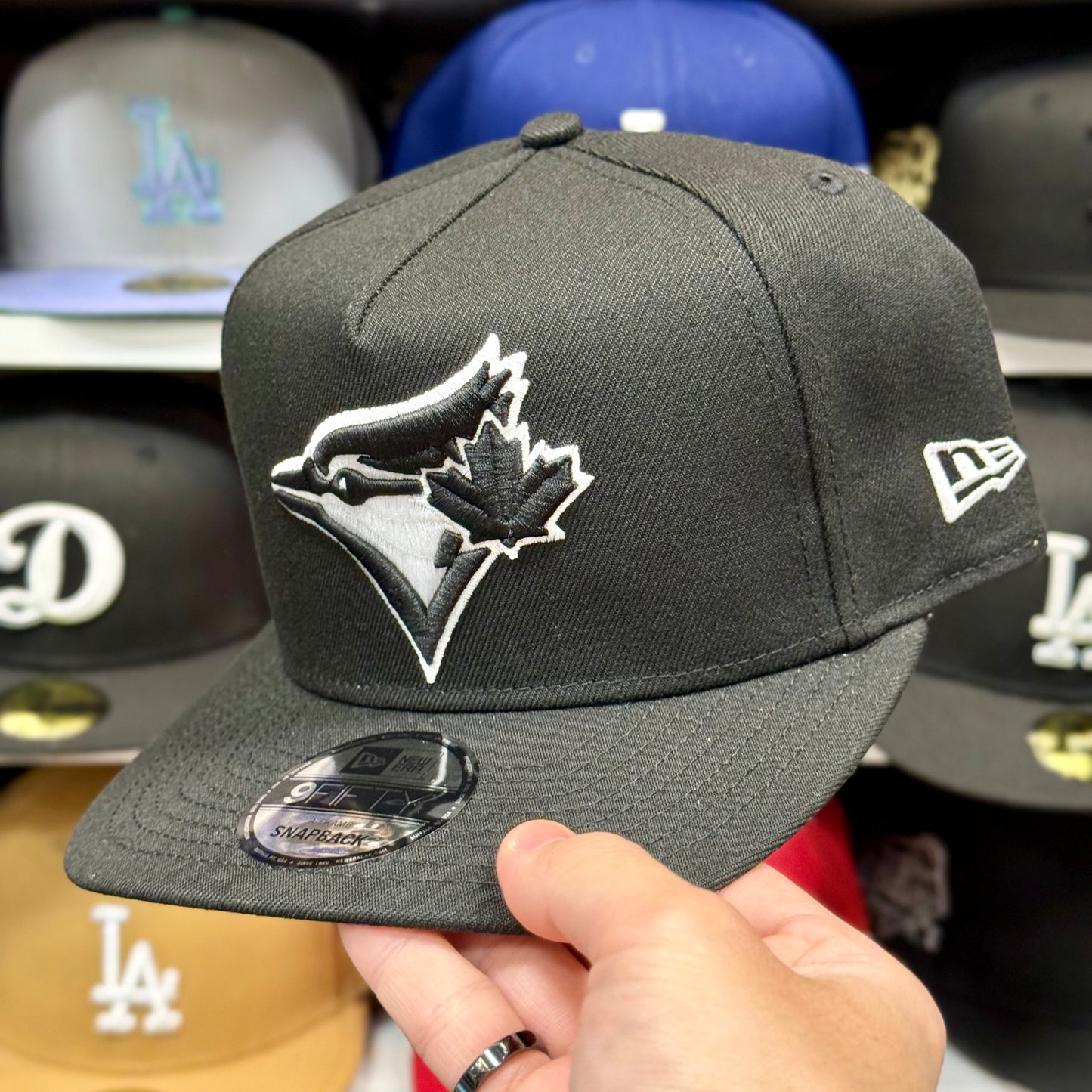 New Era 9FIFTY A-Frame Toronto Blue Jays Snapback | Black