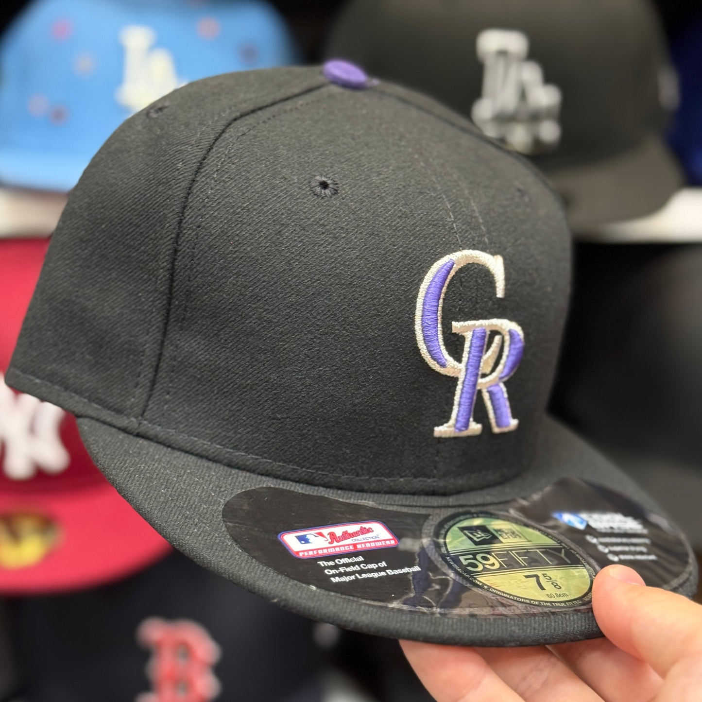 New Era Colorado Rockies Black 59FIFTY Fitted Hat