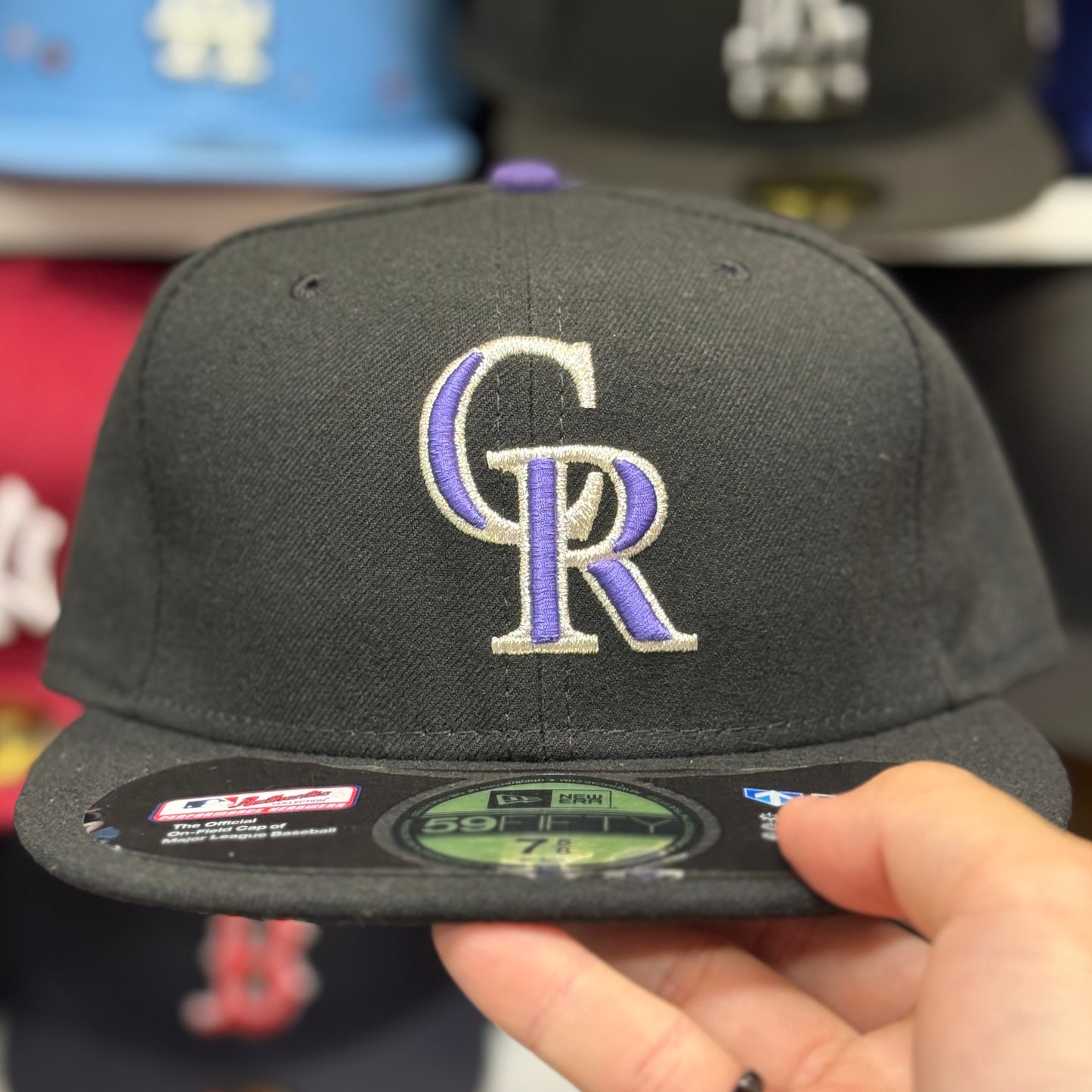 New Era Colorado Rockies Black 59FIFTY Fitted Hat