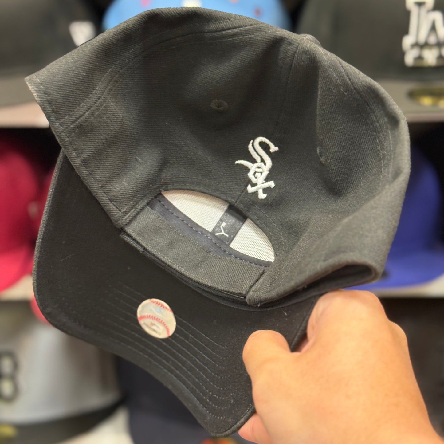 New Era Chicago White Sox White/Black 39THIRTY Ball Cap