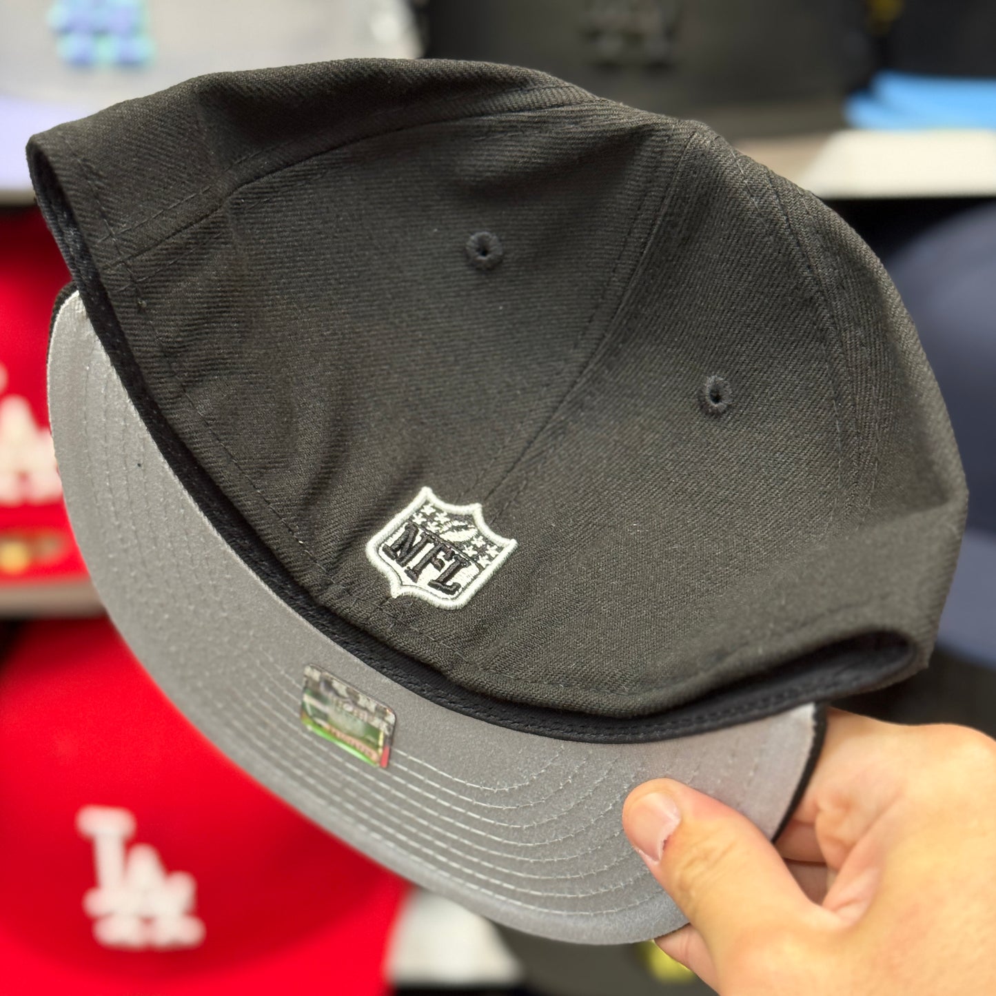 New Era New England Patriots Black 59FIFTY Fitted Hat