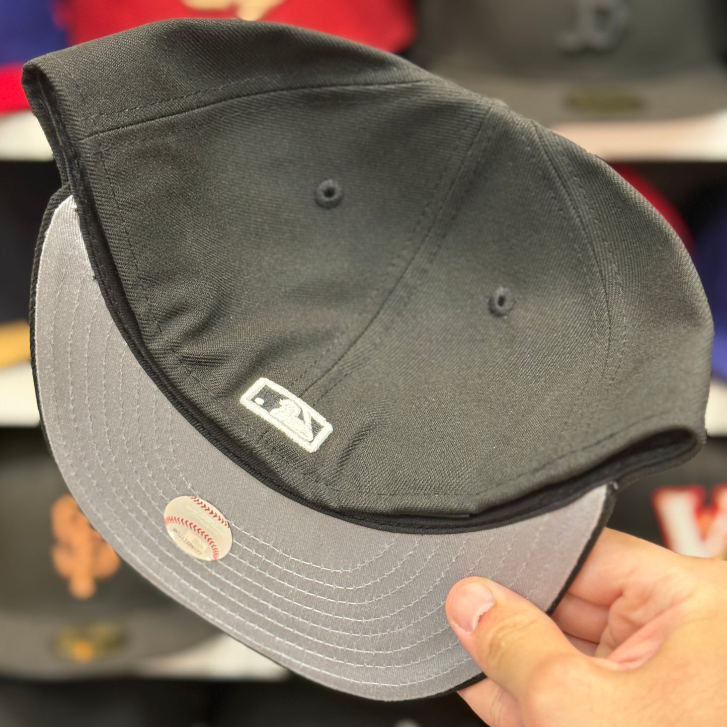 New Era Washington Nationals Black/White 59FIFTY Fitted Hat