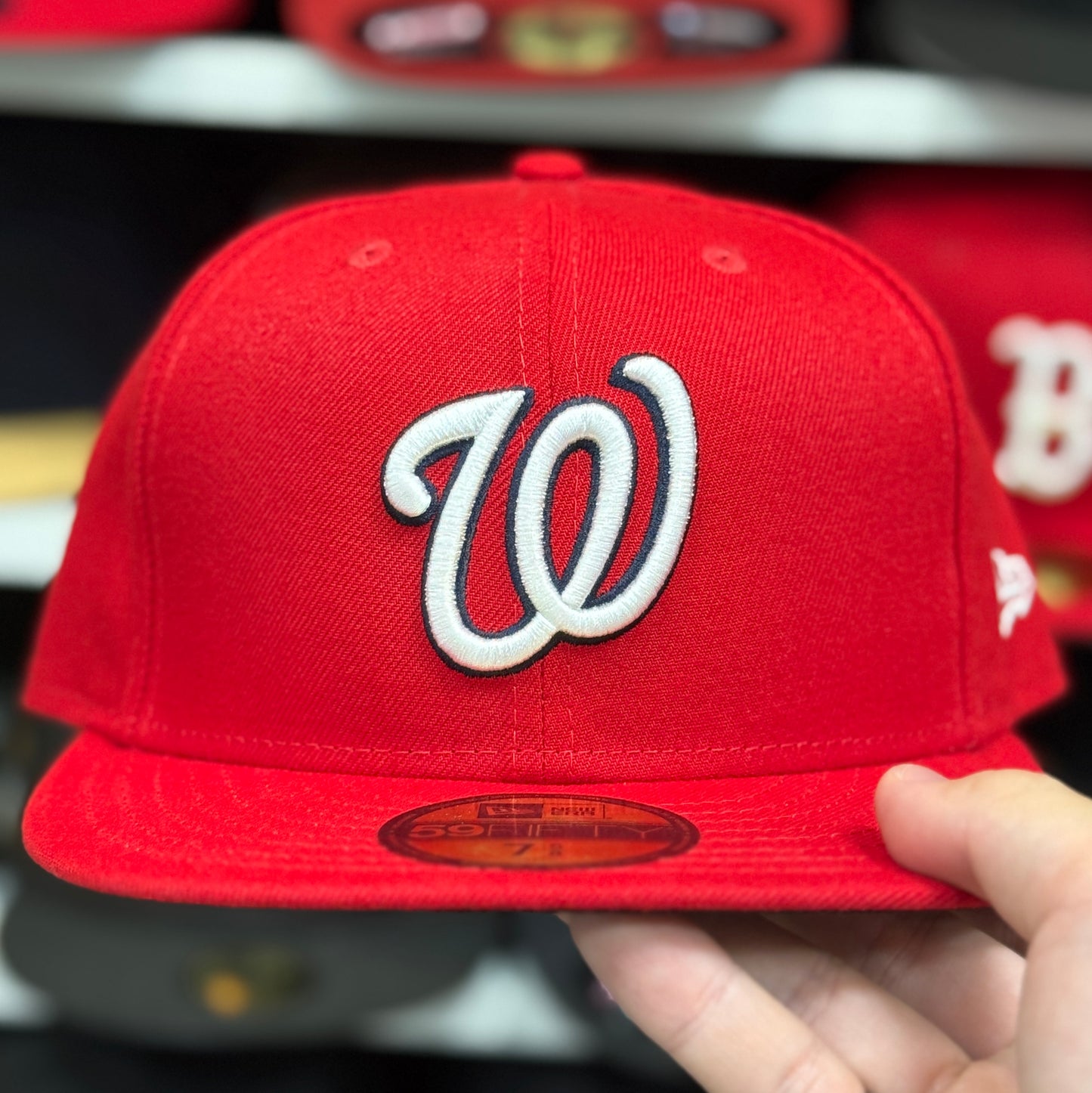 New Era Washington Nationals Red/White 59FIFTY Fitted Hat