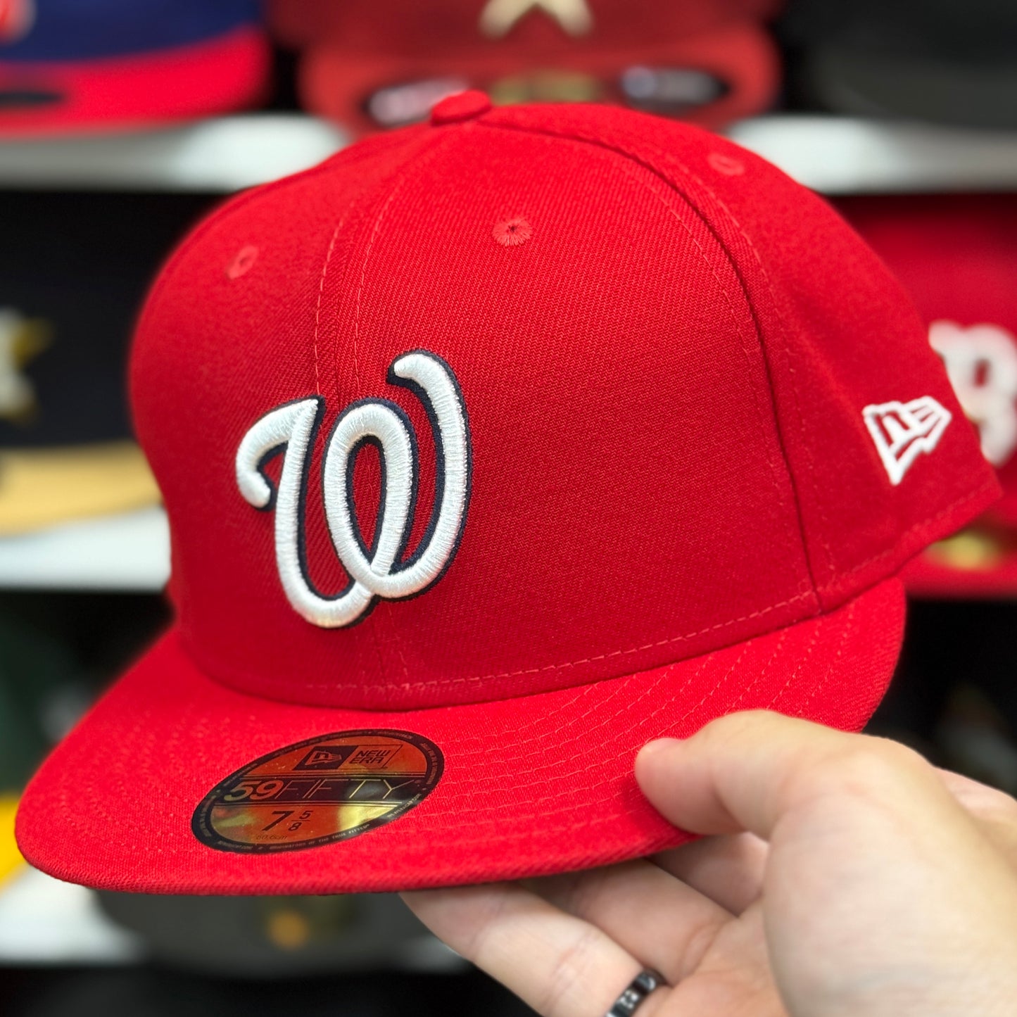 New Era Washington Nationals Red/White 59FIFTY Fitted Hat