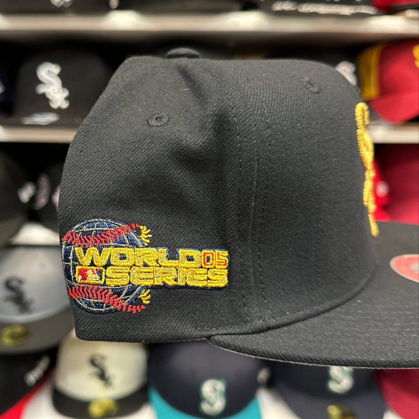 Chicago White Sox 'Celebratory Patches' Mitchell & Ness Snapback Black