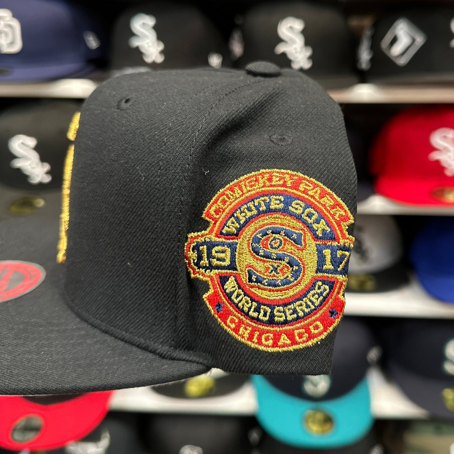 Chicago White Sox 'Celebratory Patches' Mitchell & Ness Snapback Black