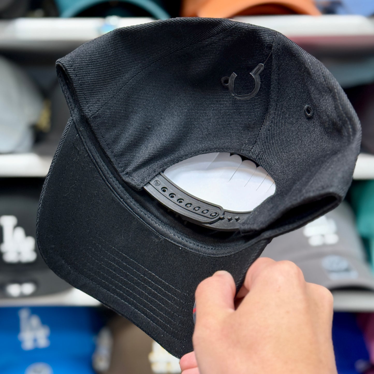LA Dodgers World Series Snapback Cap '47 Brand Black