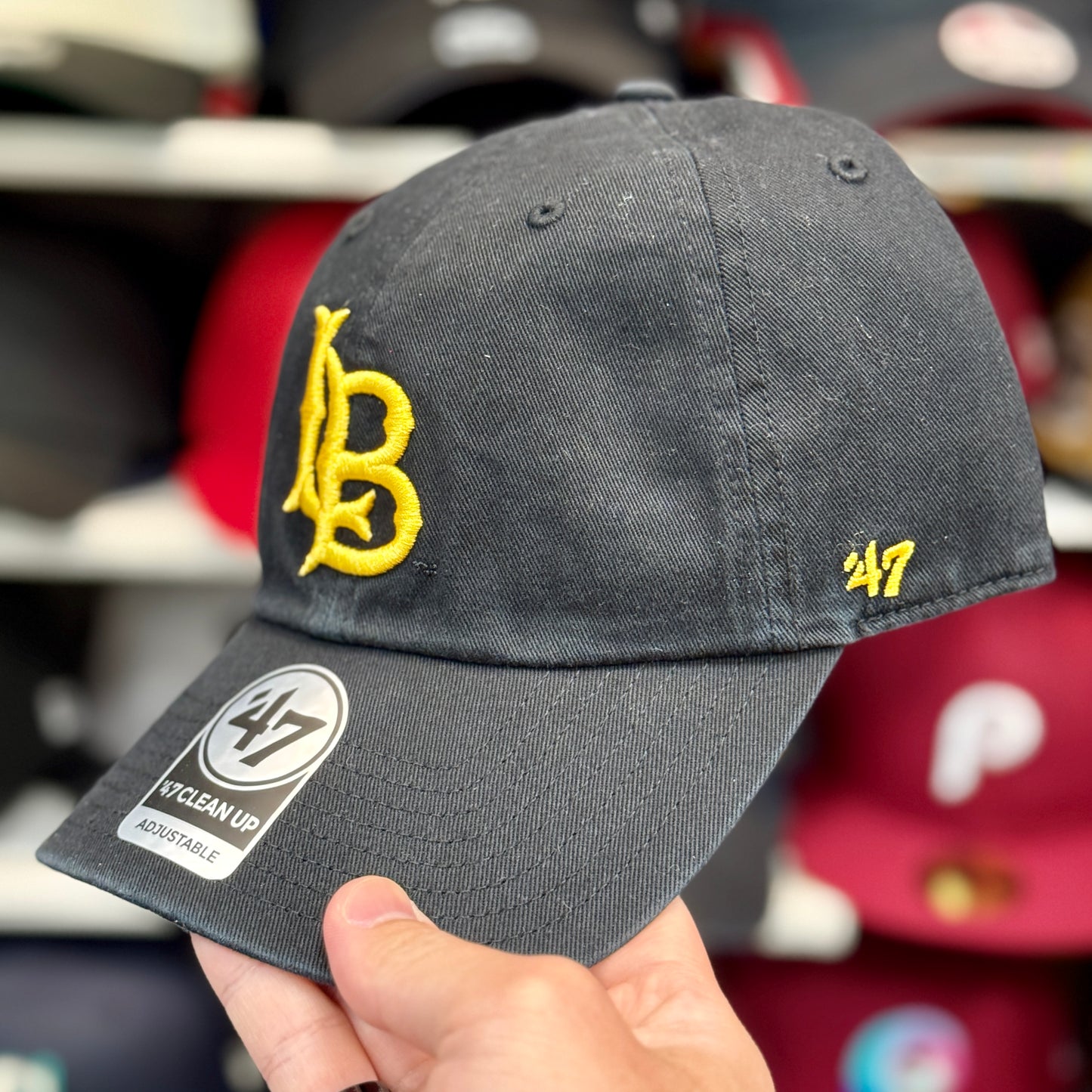 Long Beach Dad Cap '47 Brand Black