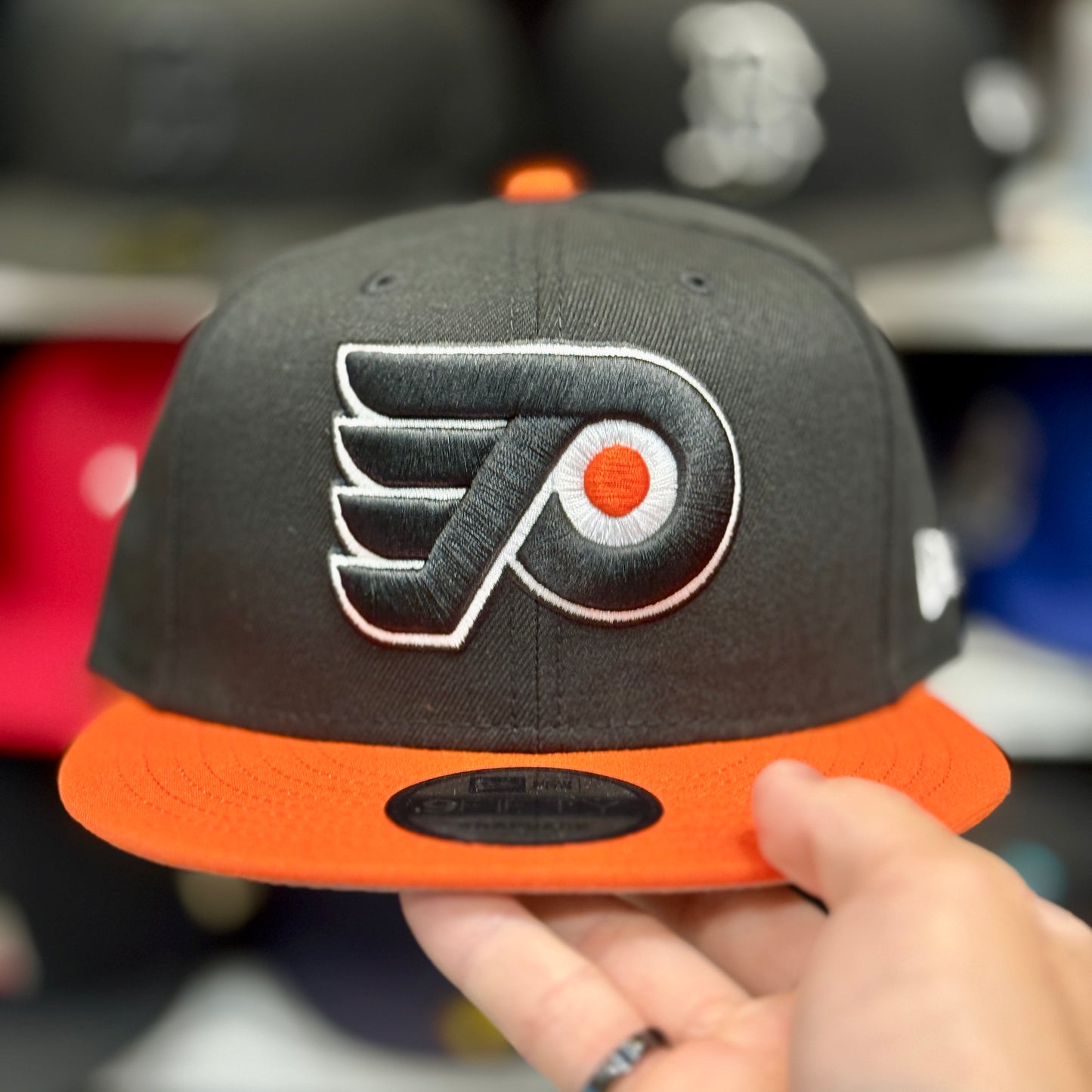 New Era Philadelphia Flyers 9FIFTY Snapback Black/Orange