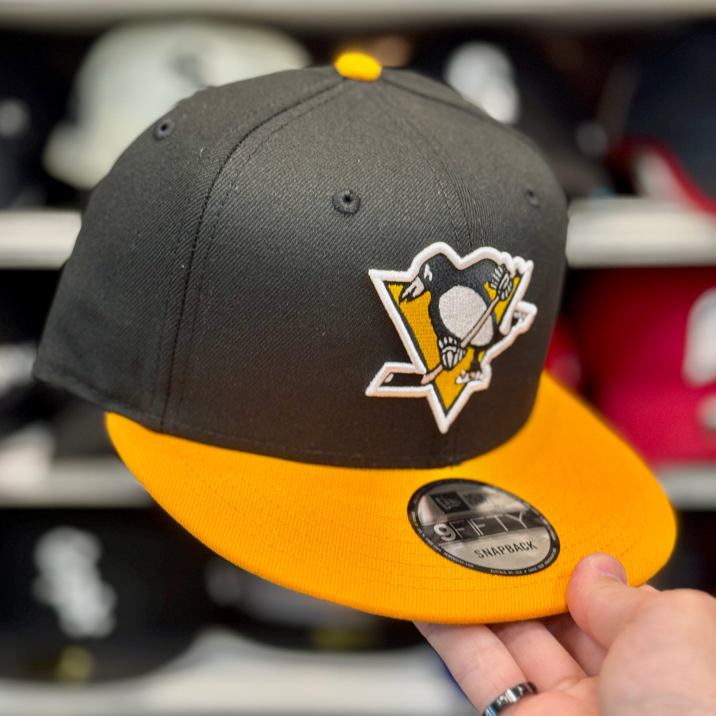 New Era Pittsburgh Penguins 9FIFTY Snapback Black/Yellow