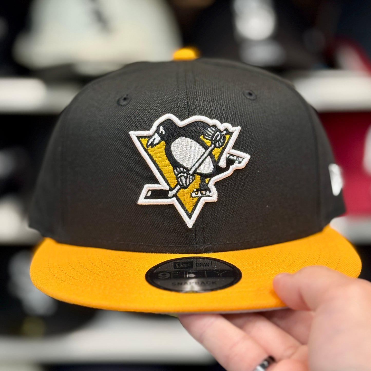 New Era Pittsburgh Penguins 9FIFTY Snapback Black/Yellow