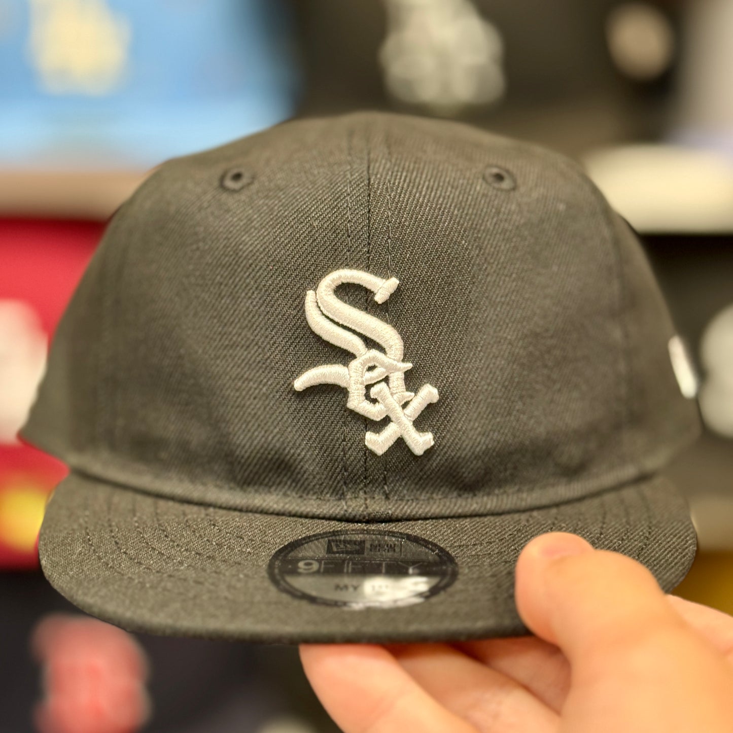 My 1st Kids New Era Chicago White Sox 9FIFTY Adjustable Hat Black