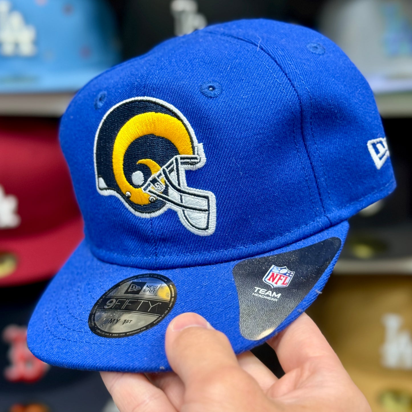 My 1st Kids New Era LA Rams 9FIFTY Adjustable Hat Blue