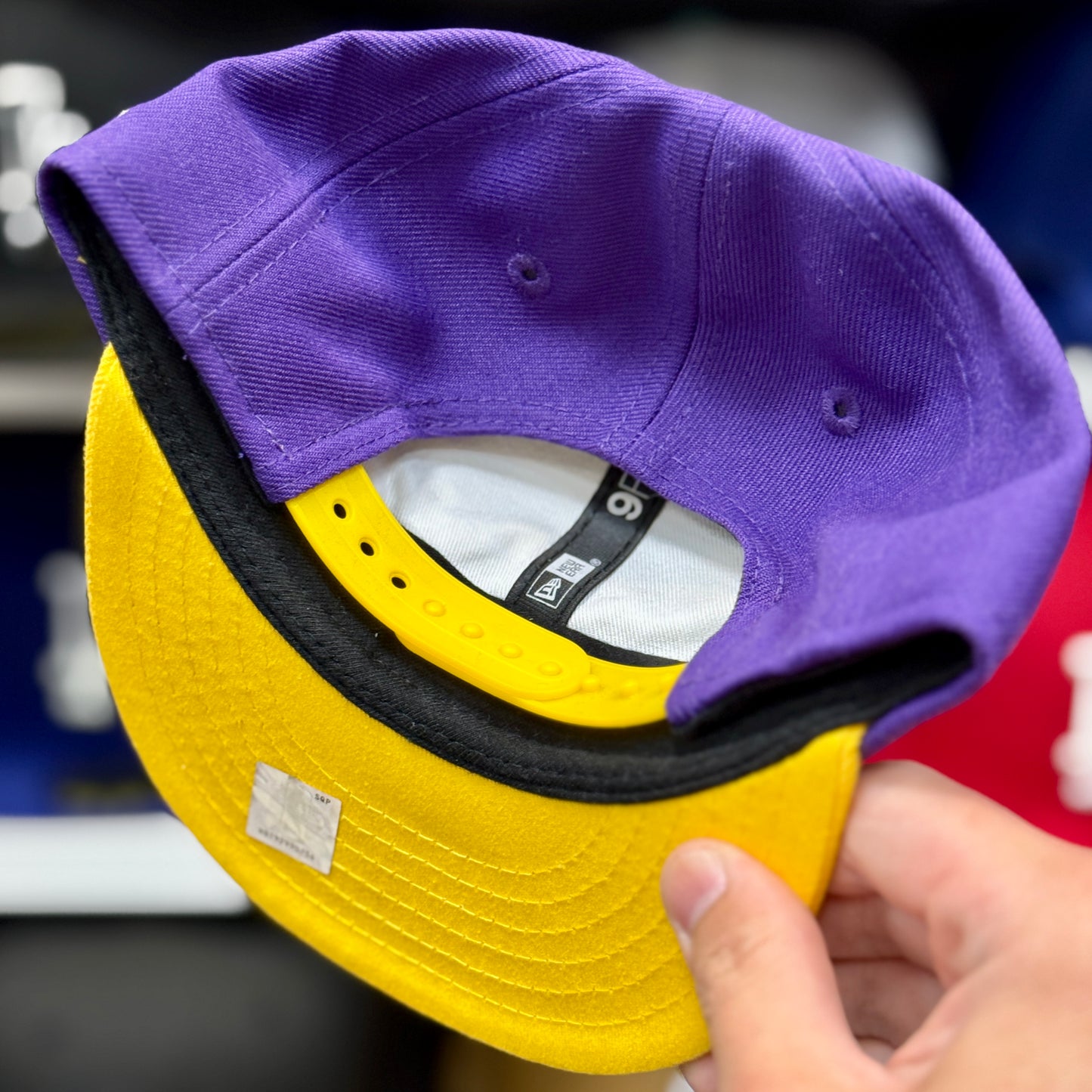 My 1st Kids New Era LA Lakers 9FIFTY Adjustable Hat Purple/Yellow